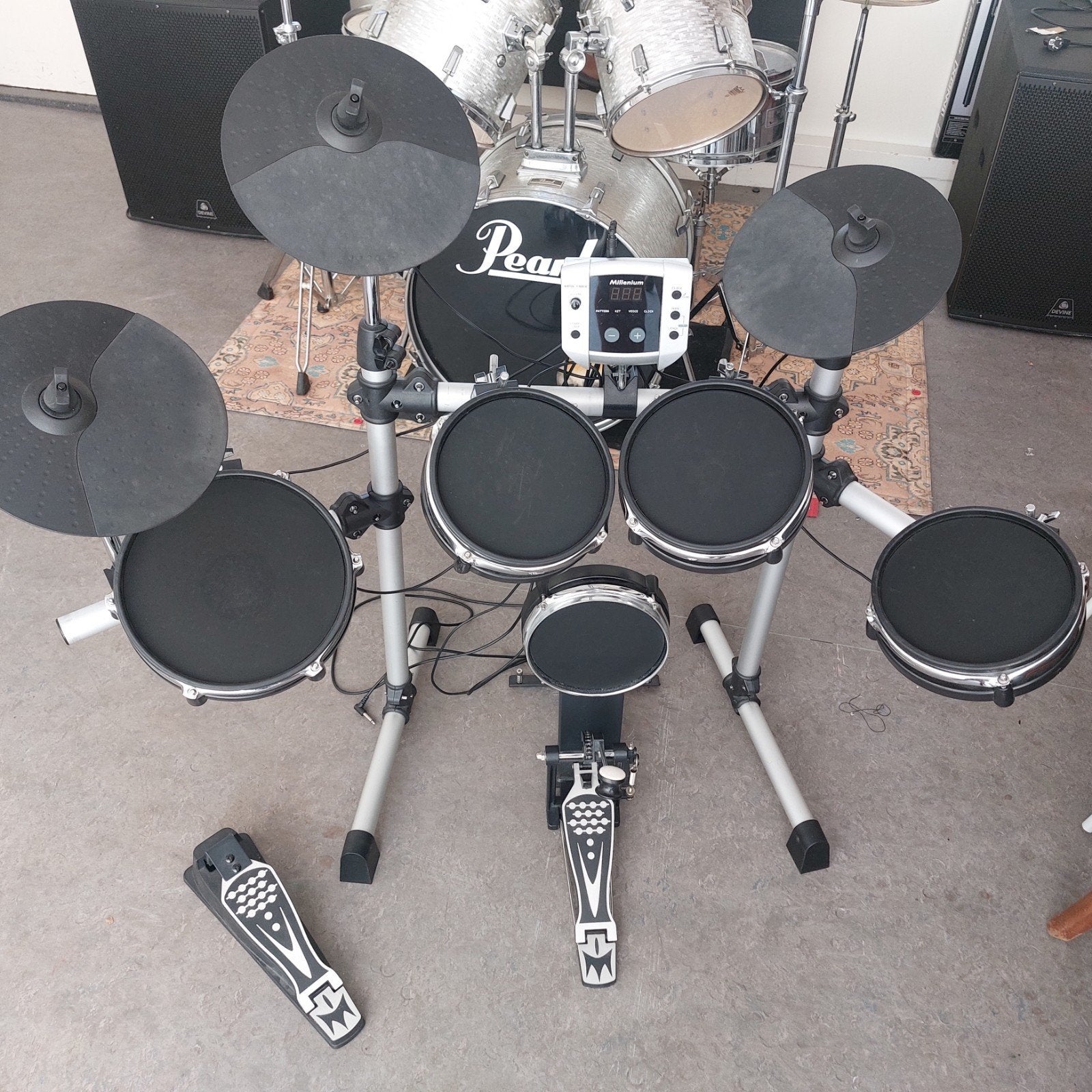 elektrisch drumstel millennium, Muziek en Instrumenten, Drumstellen en Slagwerk, Ophalen, Overige merken