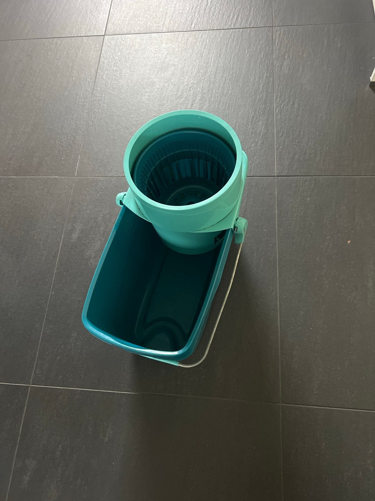 Leifheit dweilsysteem met emmer en dweil, Ophalen, Dweilemmer, -bak, of -wagen