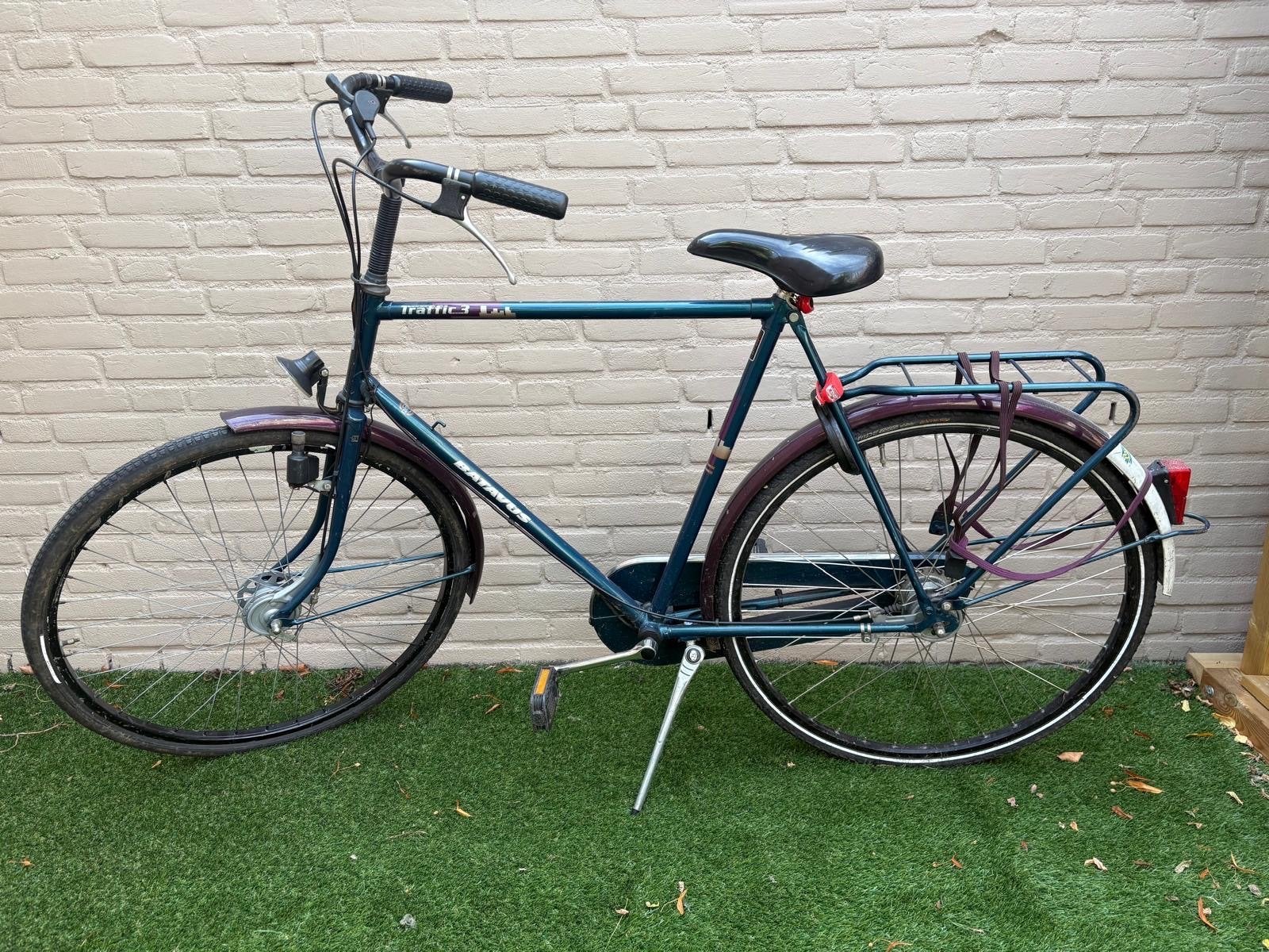 Herenfiets Batavus - Verlichting defect, scheur in zadel, Fietsen en Brommers, Ophalen, Gebruikt, Batavus