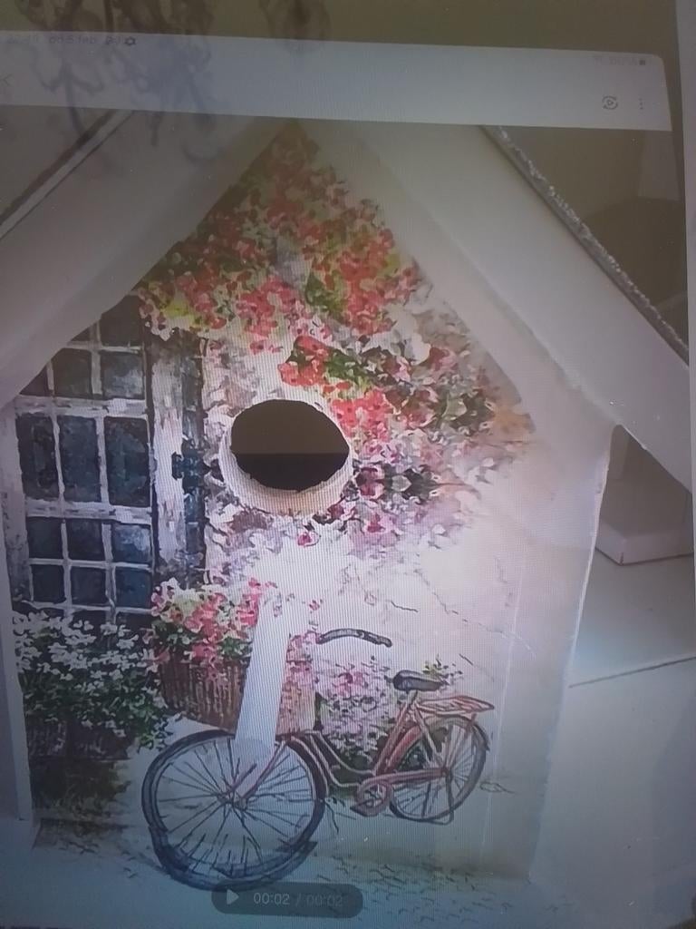 Handgemaakte Vogelhuisjes met Bloem Decoratie, Ophalen of Verzenden, Nieuw