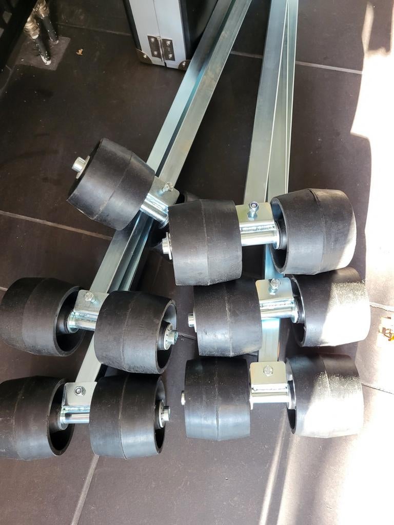 Rubbere kim rollenset voor boottrailer - 6 stuks nieuw, Ophalen of Verzenden, Nieuw, Overige typen, Motorboot
