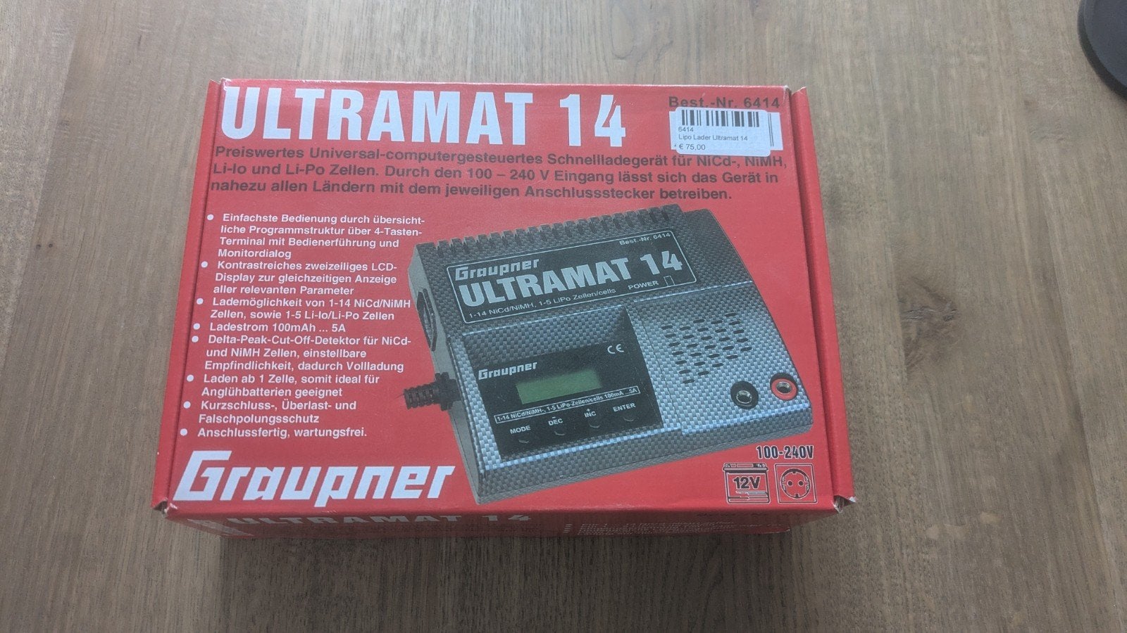 Graupner Ultramat 14 Universele Snellader, Ophalen of Verzenden, Zo goed als nieuw