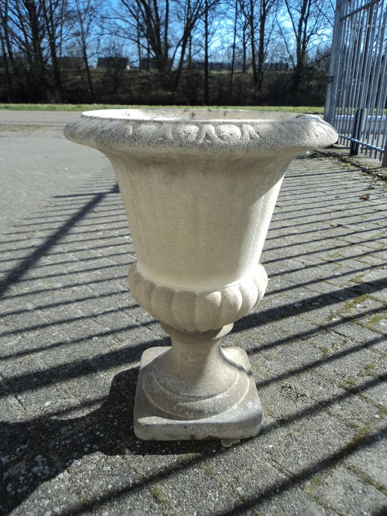 tuinvaas grandon fres zware kwaliteit 65 cm h 48 cm breed, Tuin en Terras, Tuinvazen, Ophalen, Gebruikt