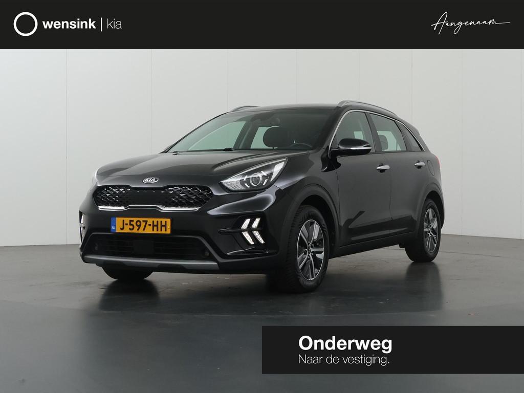 Kia Niro 1.6 GDi Hybrid DynamicLine | Navigatie | Parkeercam, Auto's, Kia, Gebruikt, Euro 6, 2 kWh, Leder en Stof