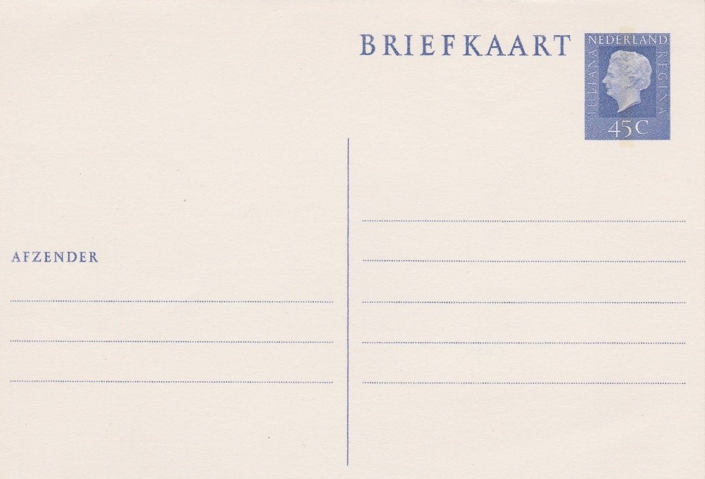 Postwaardestuk - Briefkaart. Geuzendam 358-B (64 mm), Postzegels en Munten, Ophalen of Verzenden, Briefkaart