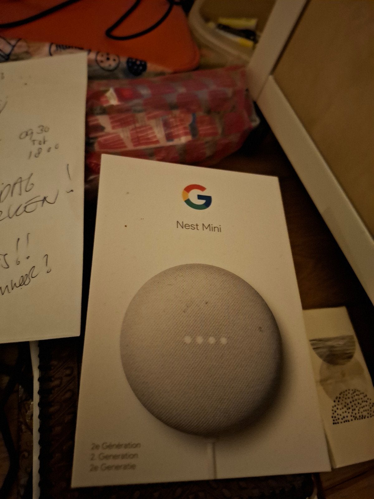 Nieuwe Google Nest Mini 2e Generatie - Smart Speaker, Ophalen of Verzenden