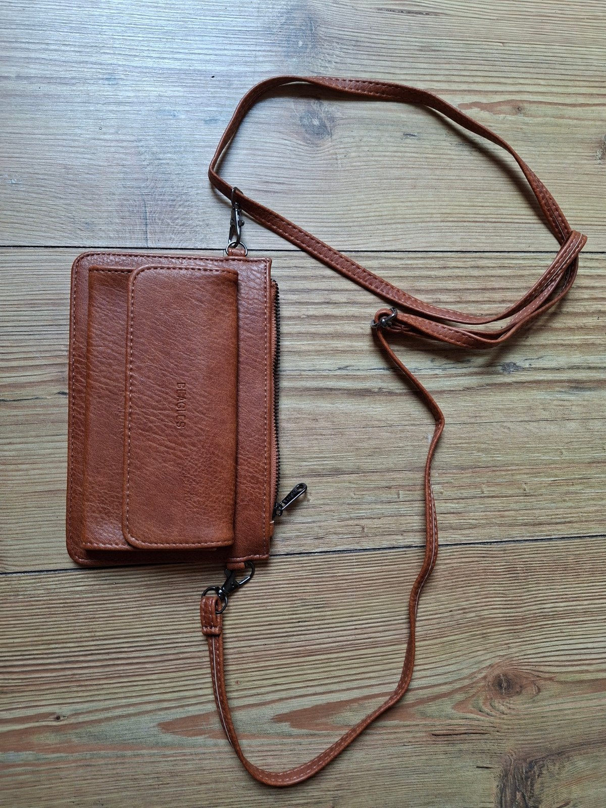Beagles Schoudertasje/Telefoontasje cognac, Ophalen of Verzenden, Nieuw, Bruin, Schoudertasje