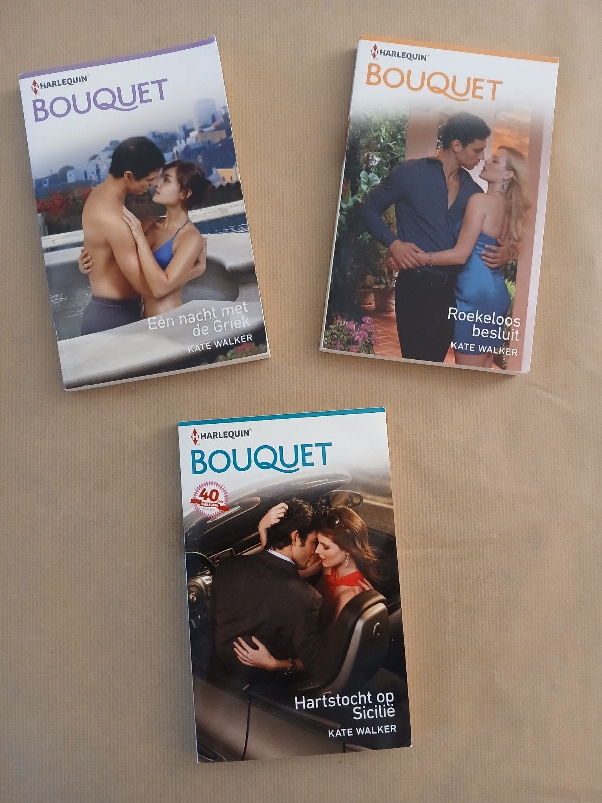 Harlequin Bouquet Romantische Boeken - Kate Walker, Ophalen of Verzenden, Zo goed als nieuw, Kate Walker, Nederland