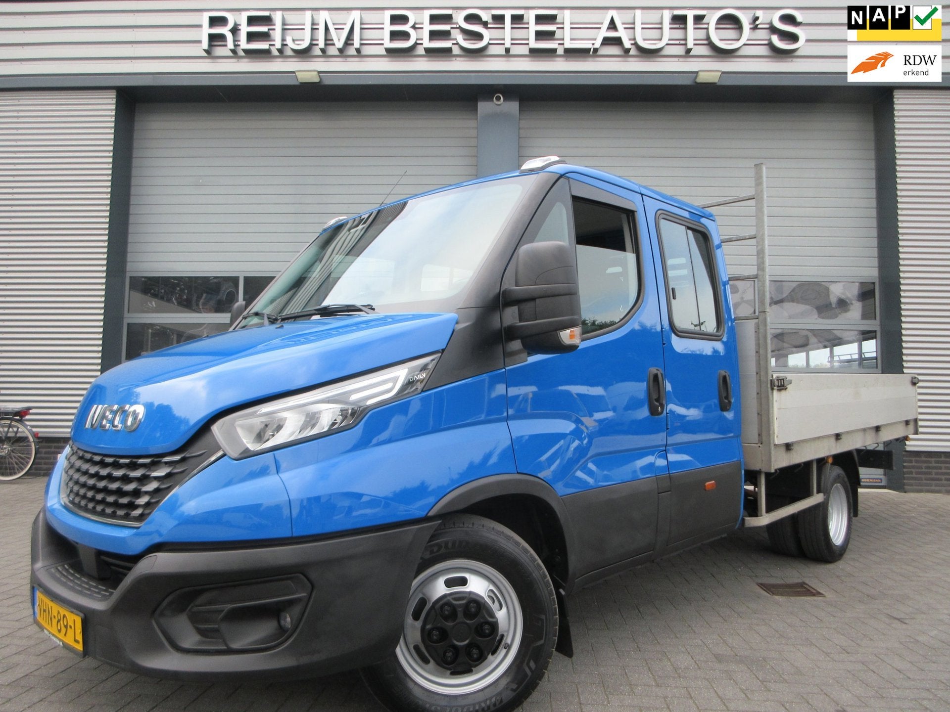 Iveco 40C18 40c18 3.0, 180pk Euro 6, DC, Openlaadbak, Oprijw, Automaat, Gebruikt, 4 cilinders, Iveco
