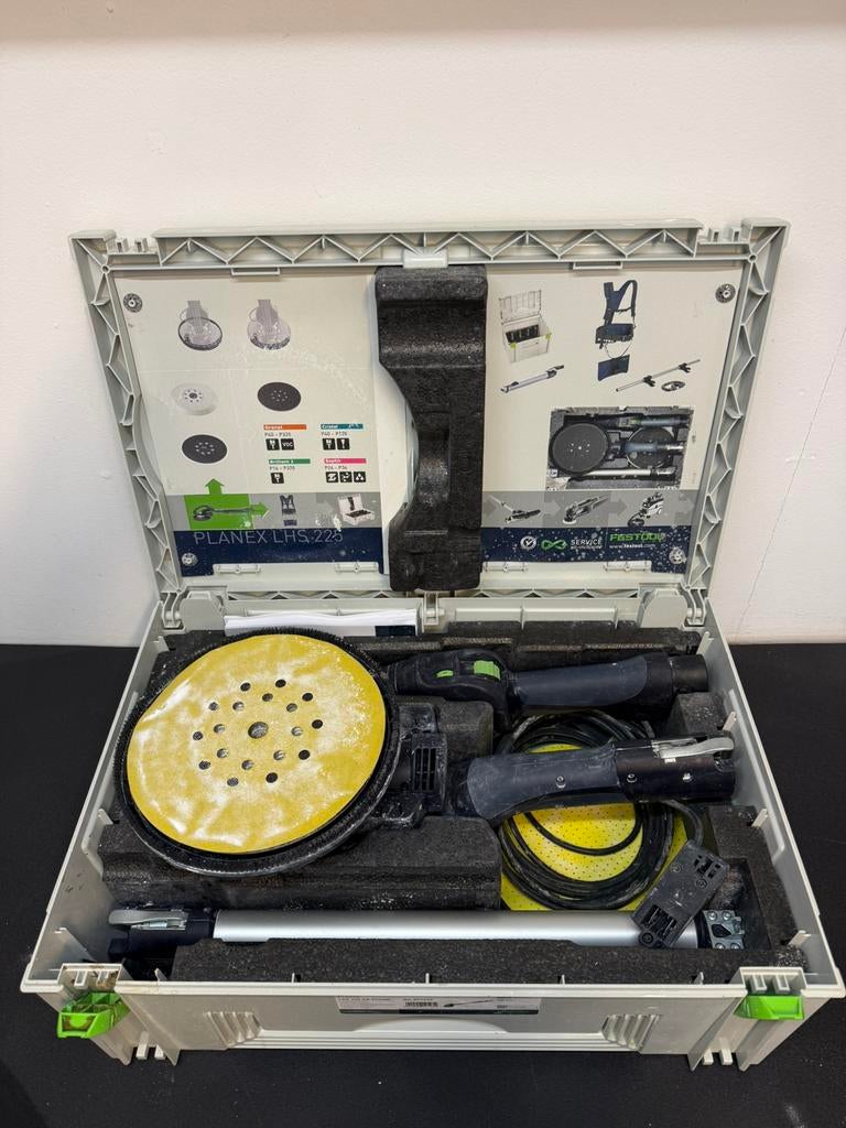 Festool Planex LHS 225 Langnek schuurmachine, Doe-het-zelf en Verbouw, Ophalen, Zo goed als nieuw, Minder dan 600 watt, Vlakschuurmachine