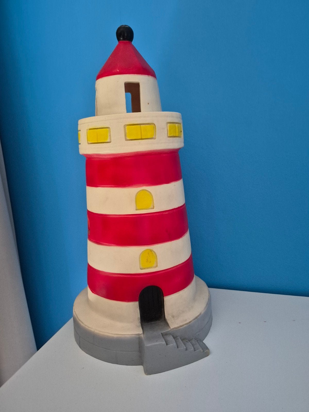 Heico Vuurwerk Lichttoren Kinderkamer - 36 cm, Overige merken, Gebruikt, Kunststof, Meerkleurig