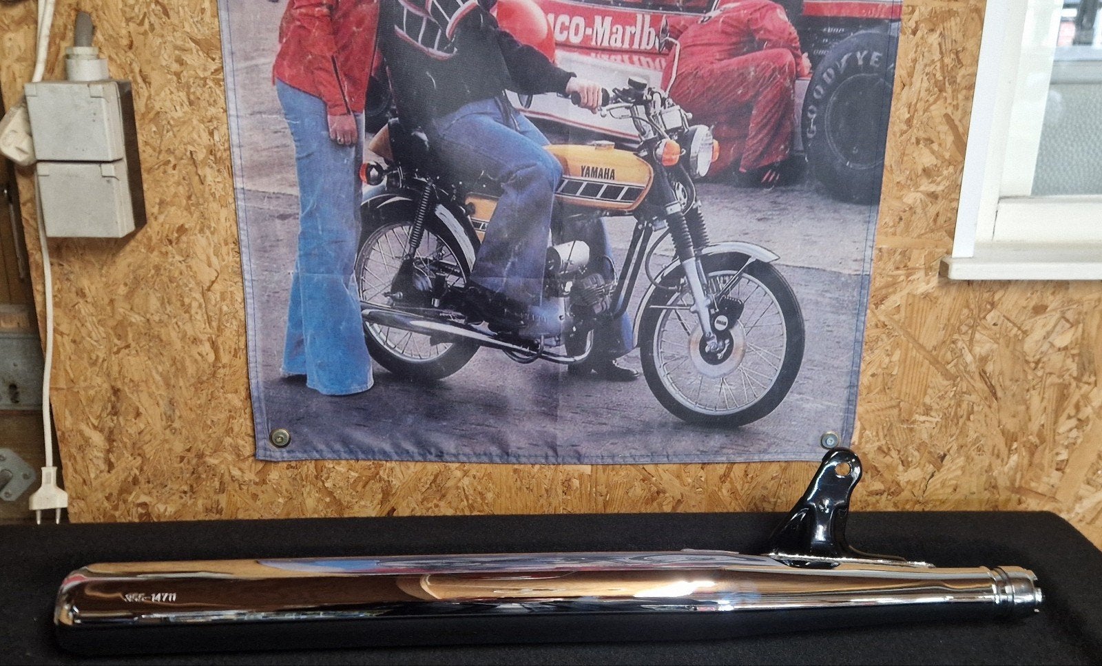 YAMAHA FS1 FS50 NOS ORI  UITLAAT 355-14711, Ophalen of Verzenden, Nieuw, Uitlaat, Yamaha