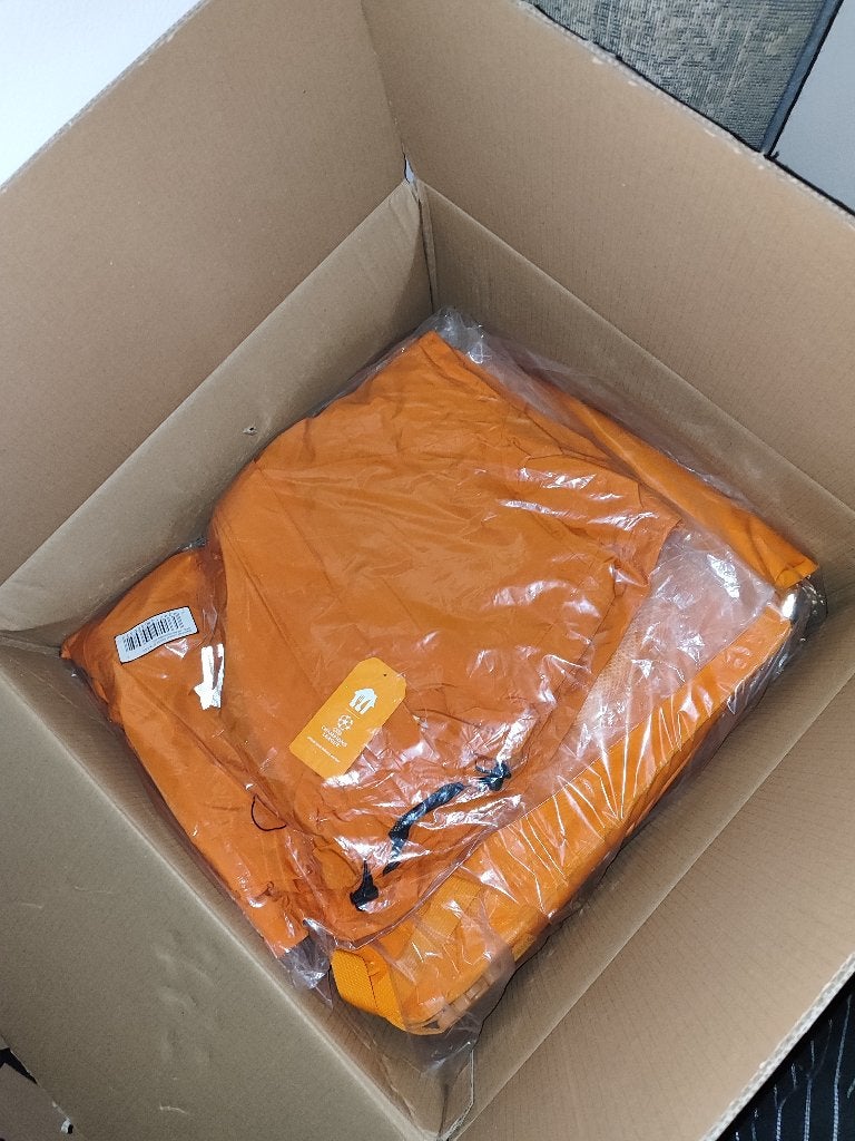 Thuisbezorgd delivery kit, Ophalen, 30 cm of meer, Minder dan 35 cm, Oranje