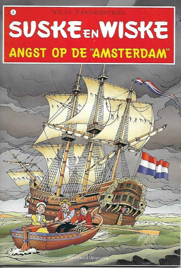 Suske en Wiske - Angst op de Amsterdam (speciaal), Eén stripboek, Ophalen of Verzenden, Zo goed als nieuw