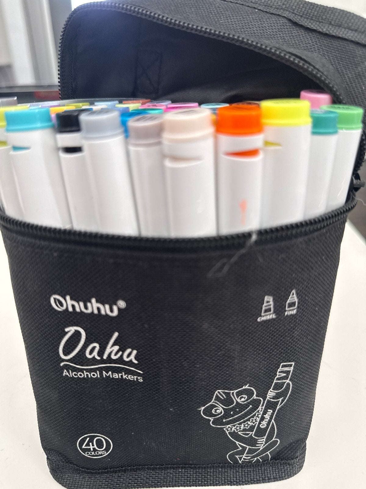 Ohuhu Oahu Alcohol Markers - 40 kleuren, Ophalen of Verzenden, Gebruikt, Potlood of Stift