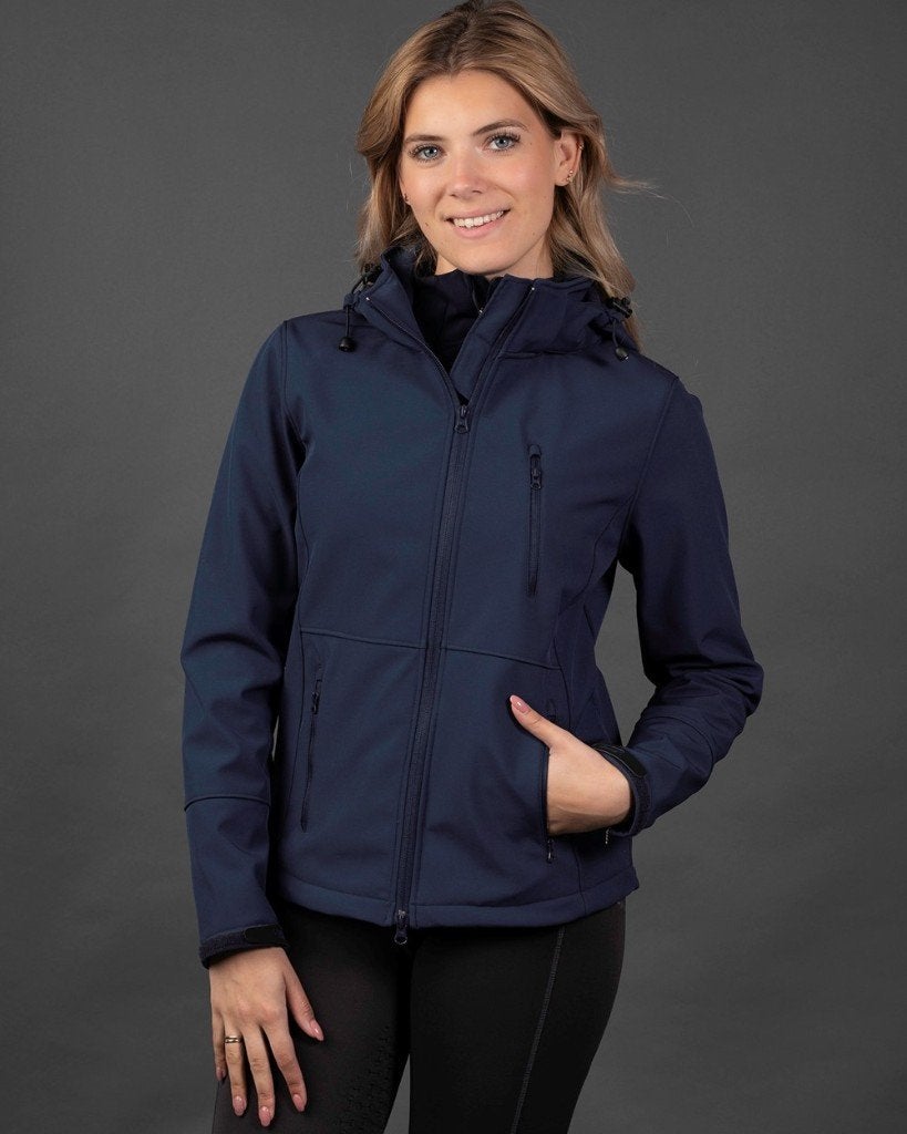 Harry's Horse Softshell jas, Navy, maat L /XL, Blauw, L, Dressuur, Nieuw
