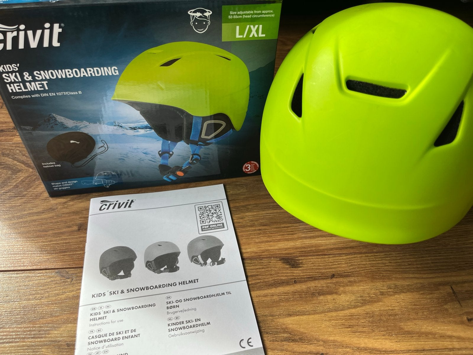 Crivit Kinder Ski- en Snowboardhelm L/XL - Nieuw, Ophalen of Verzenden, Zo goed als nieuw