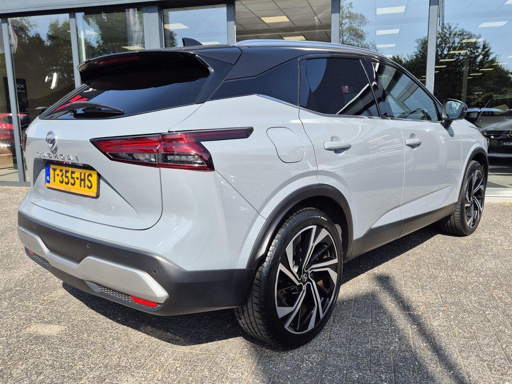 Nissan Qashqai 1.3 MHEV Xtronic Tekna Plus | Bose | Panorama, Met garantie (alle), Leder, Qashqai, 725 kg