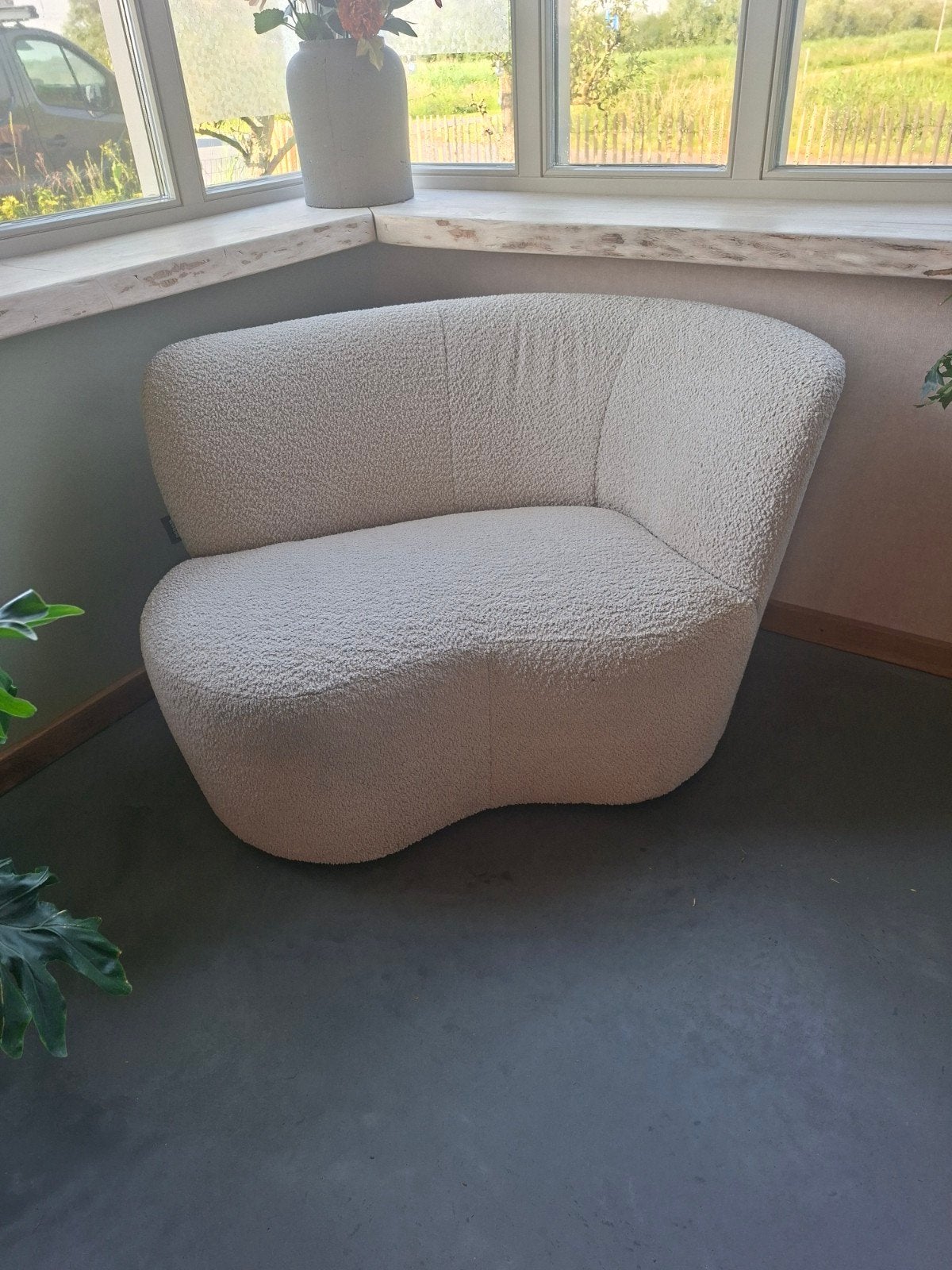 Woood Fauteuil crème van Karwei.Als nieuw!, Huis en Inrichting, Ophalen of Verzenden, Zo goed als nieuw, 75 tot 100 cm, 50 tot 75 cm