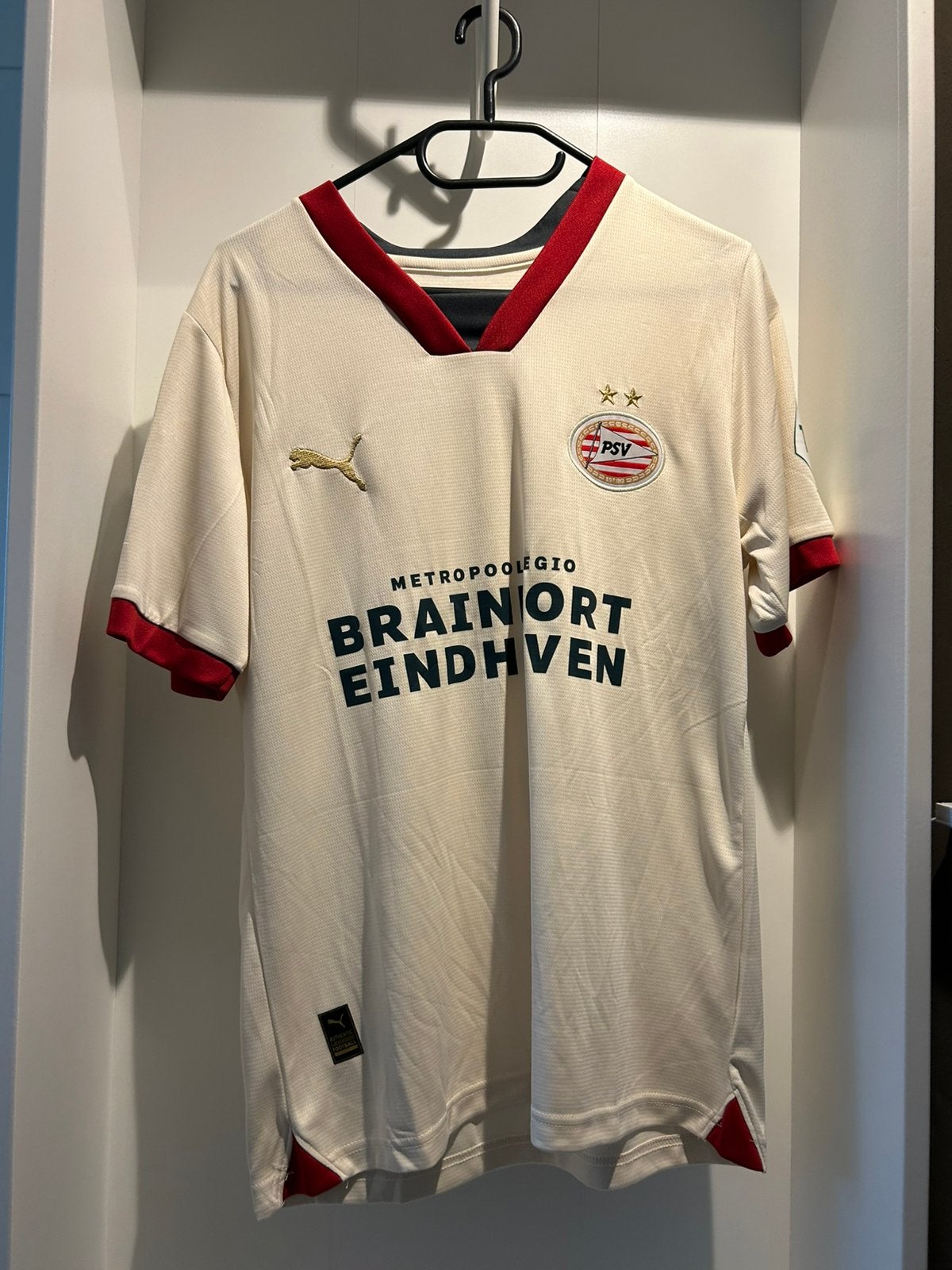 PSV Eindhoven uit shirt 23/24 Johan Bakayoko, Verzamelen, Sportartikelen en Voetbal, Ophalen of Verzenden, Zo goed als nieuw, PSV
