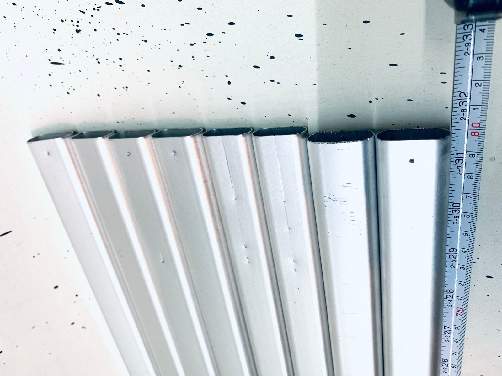 Aluminium profielen en buizen diverse vormen en maten, Doe-het-zelf en Verbouw, Ophalen of Verzenden, Gebruikt, Aluminium