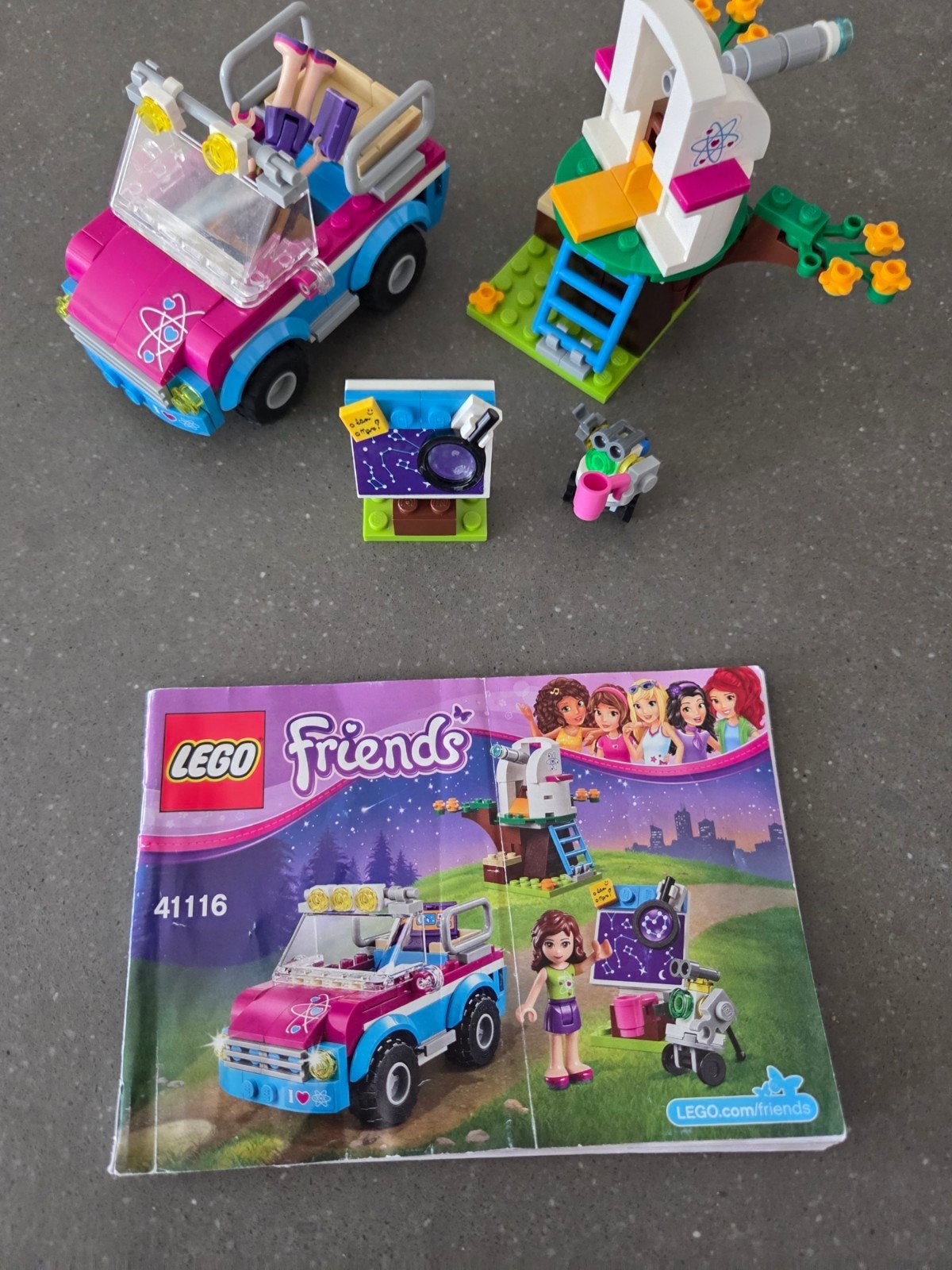 lego 41116 onderzoekvoertuig, Lego, Friends, Ophalen of Verzenden, Zo goed als nieuw