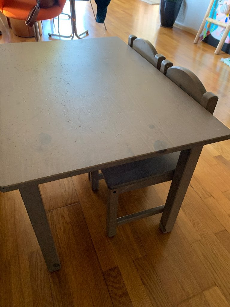 Peuter tafel en stoeltjes van Ikea, Ophalen, Gebruikt, Tafel(s) en Stoel(en)