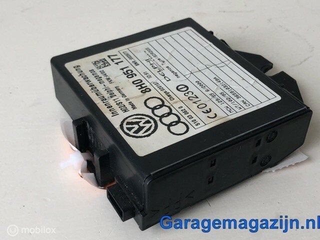 Alarmmodule delphi 8H0951177 Audi A4 Cabrio B6 2003, Audi, Gebruikt, Audi, Ophalen of Verzenden