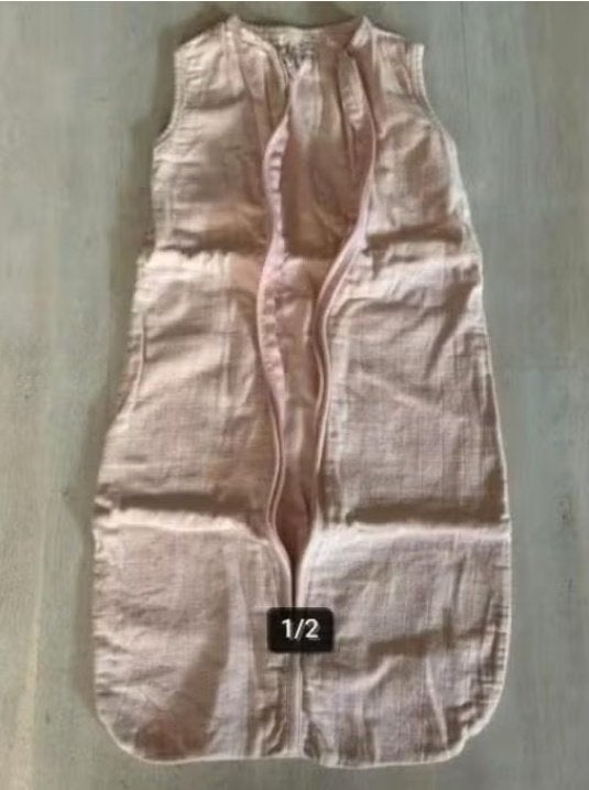 Baby zomerslaapzak oud roze (ZGAN) Prénatal maat 68/74, Ademend, Ophalen of Verzenden, Zo goed als nieuw, Roze