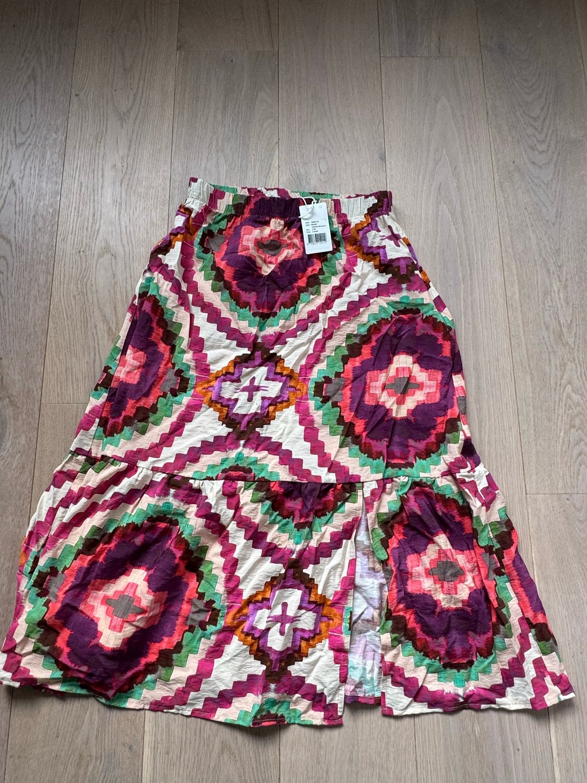 Maxi rok met kleurrijke print - Maat S/36 van Geisha Nieuw, Kleding | Dames, Meerkleurig, Nieuw, Ophalen of Verzenden, Maat 36 (S)