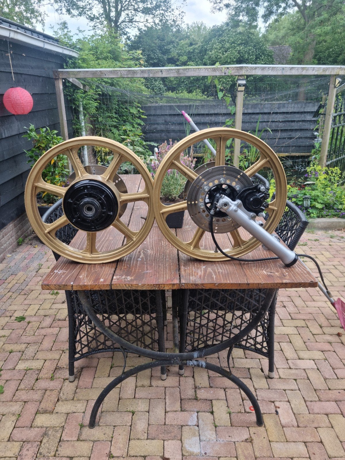 Te koop complete set sterwielen., Ophalen of Verzenden, Gereviseerd