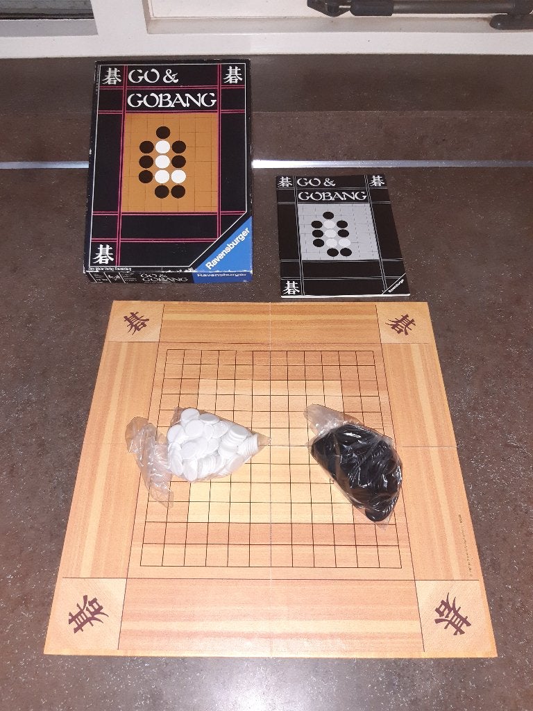 Go gobang zwart 1987 uitmuntende staat, Verzenden