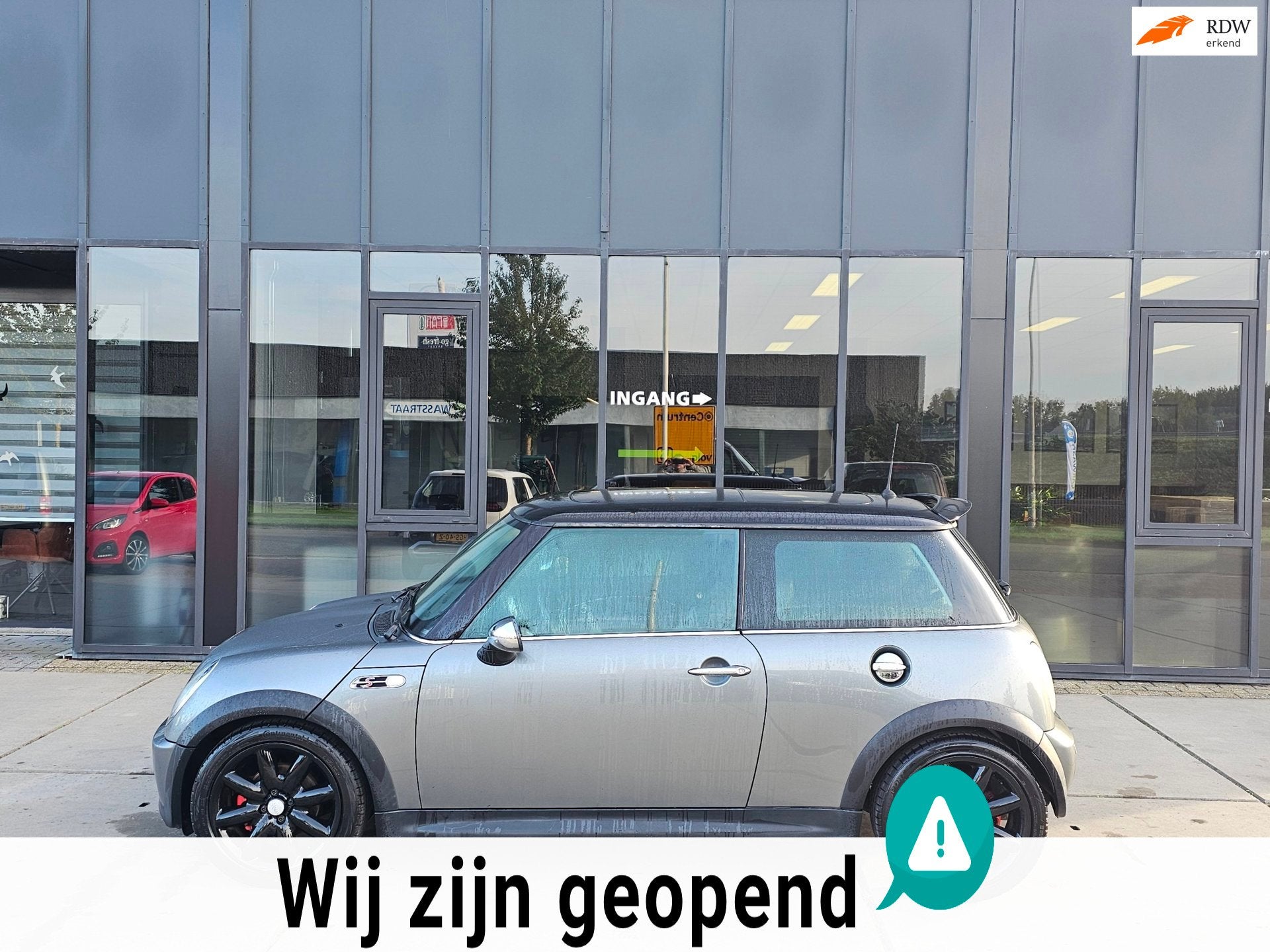 Mini 3-Deurs 1.6 Cooper S Chili - Leer - Airco - Electr Rame, Auto's, Voorwielaandrijving, Gebruikt, Zwart, 4 cilinders