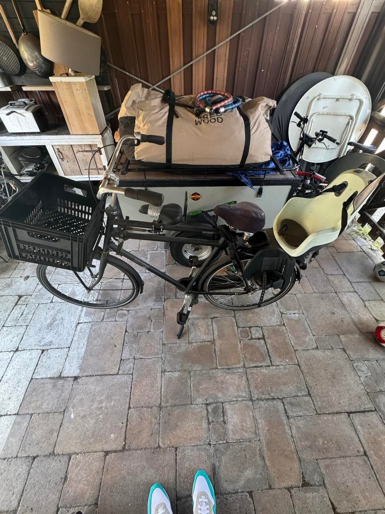 Batavus Transportfiets Heren 67cm - Compleet met Accessoires, Fietsen en Brommers, Fietsen | Heren | Herenfietsen, Ophalen, Terugtraprem