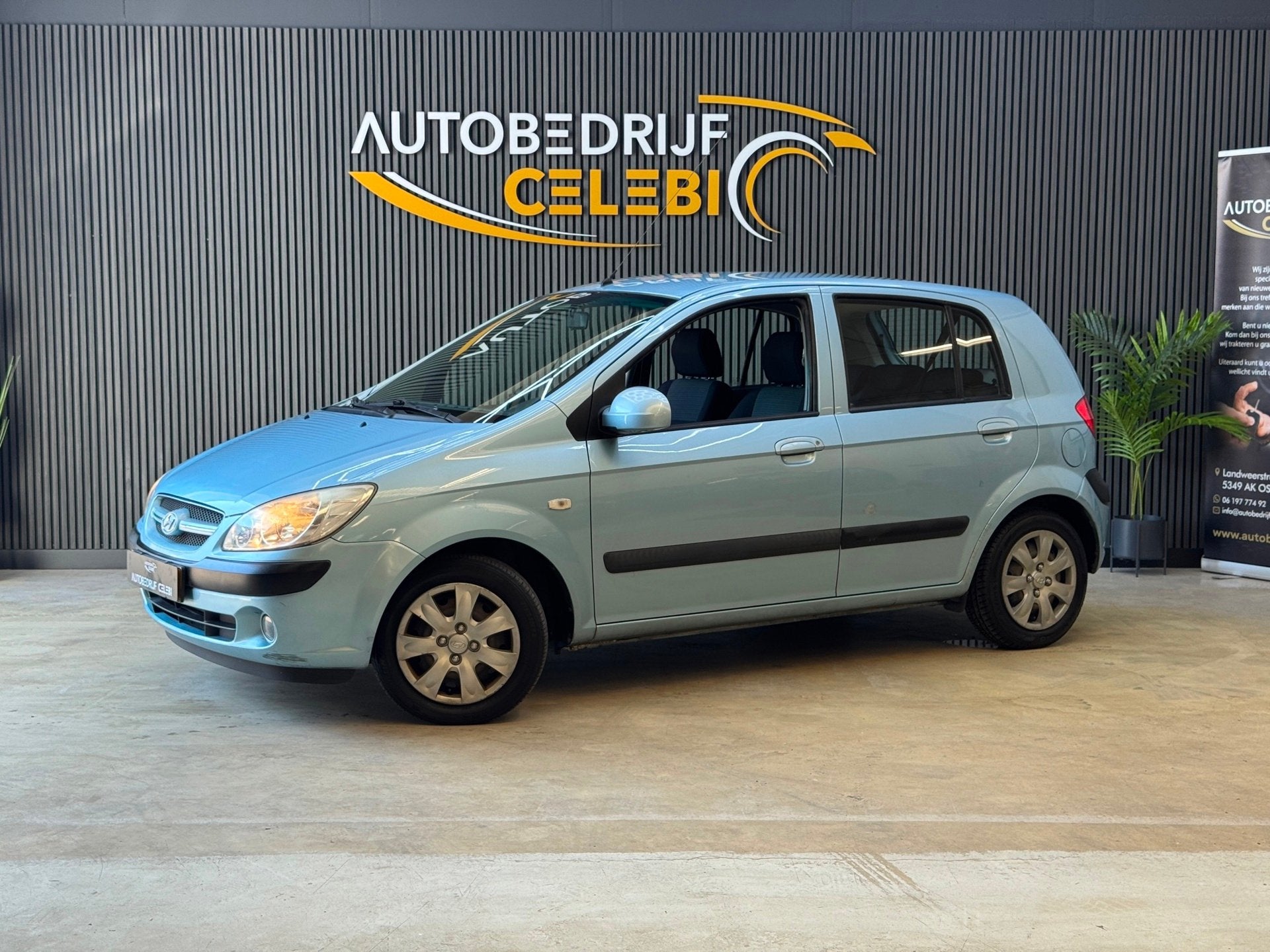 Hyundai Getz 1.4i Active Cool 2008 BLAUW AIRCO|NAP|CARPLAY, Auto's, Hyundai, Voorwielaandrijving, Dealer onderhouden, 4 cilinders