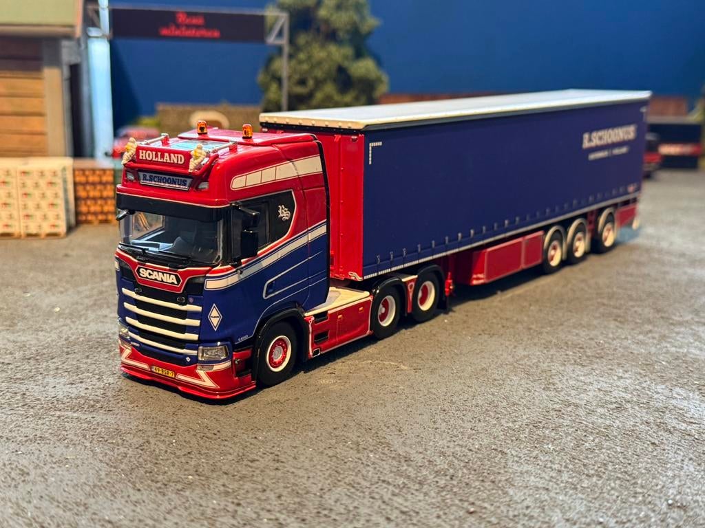 Wsi schoonus scania, Hobby en Vrije tijd, Modelauto's | 1:50, Wsi, Wsi, Nieuw, Ophalen of Verzenden