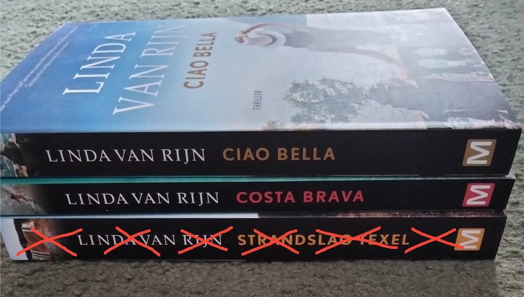 Linda van Rijn Thrillers: Ciao Bella & Costa Brava, Ophalen, Linda van Rijn, Zo goed als nieuw, Nederland