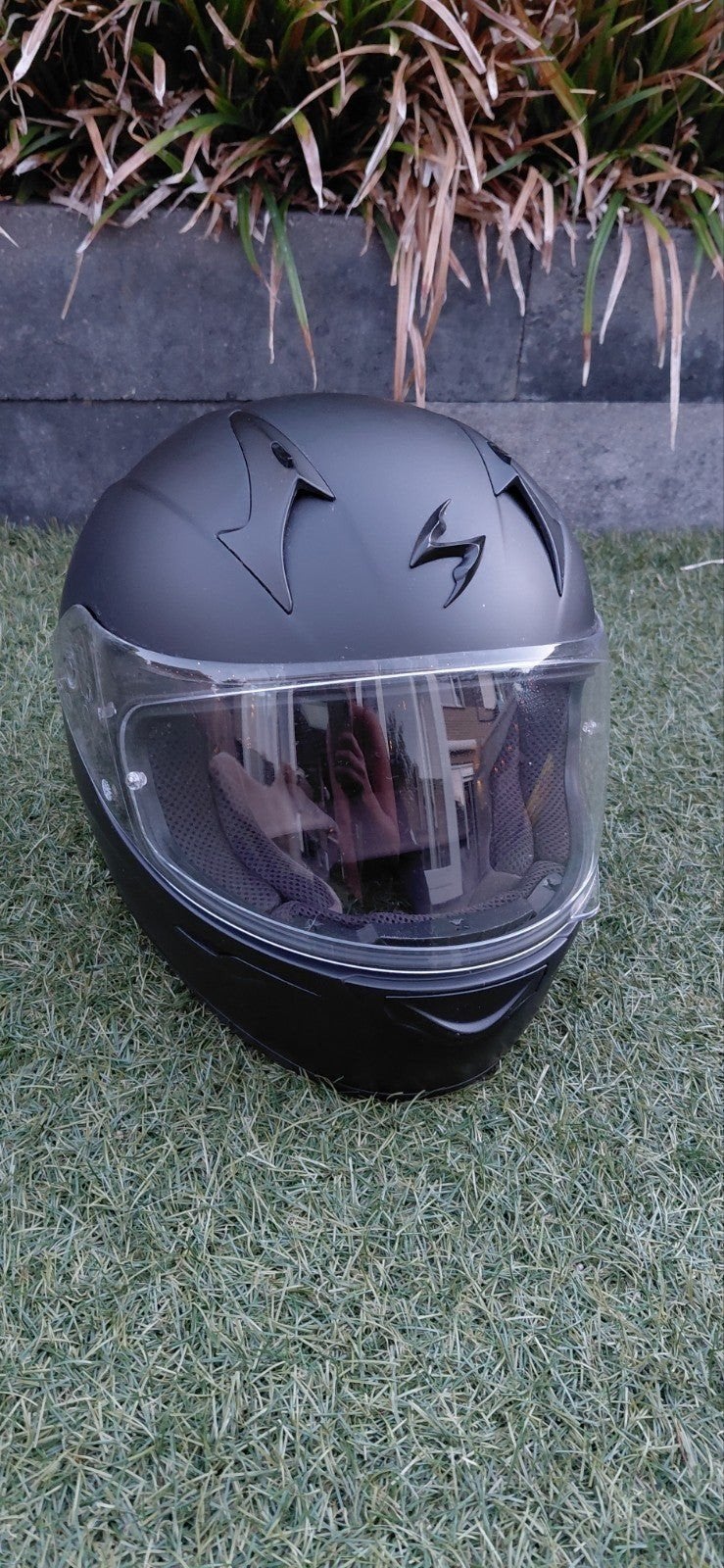 Motorhelm zwart, maat M, Ophalen of Verzenden, Tweedehands, Integraalhelm, Overige merken
