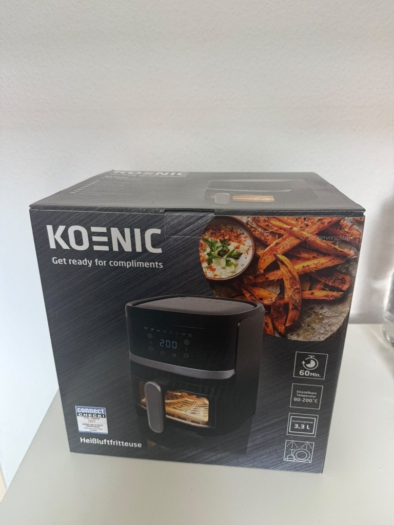 Koenic Airfryer nieuw in doos! || Aangeboden door groep 7/8, Ophalen, Nieuw, Airfryer