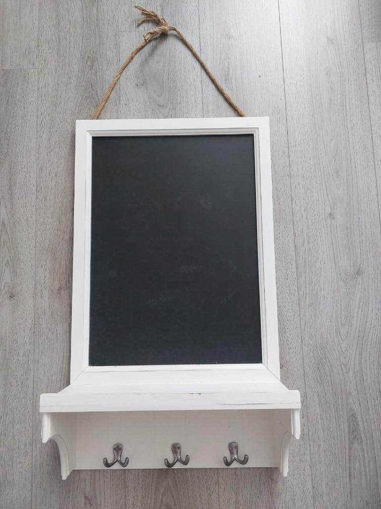 Sleutelrek met zwart wandbord, Huis en Inrichting, Ophalen, Wandkapstok, Minder dan 100 cm