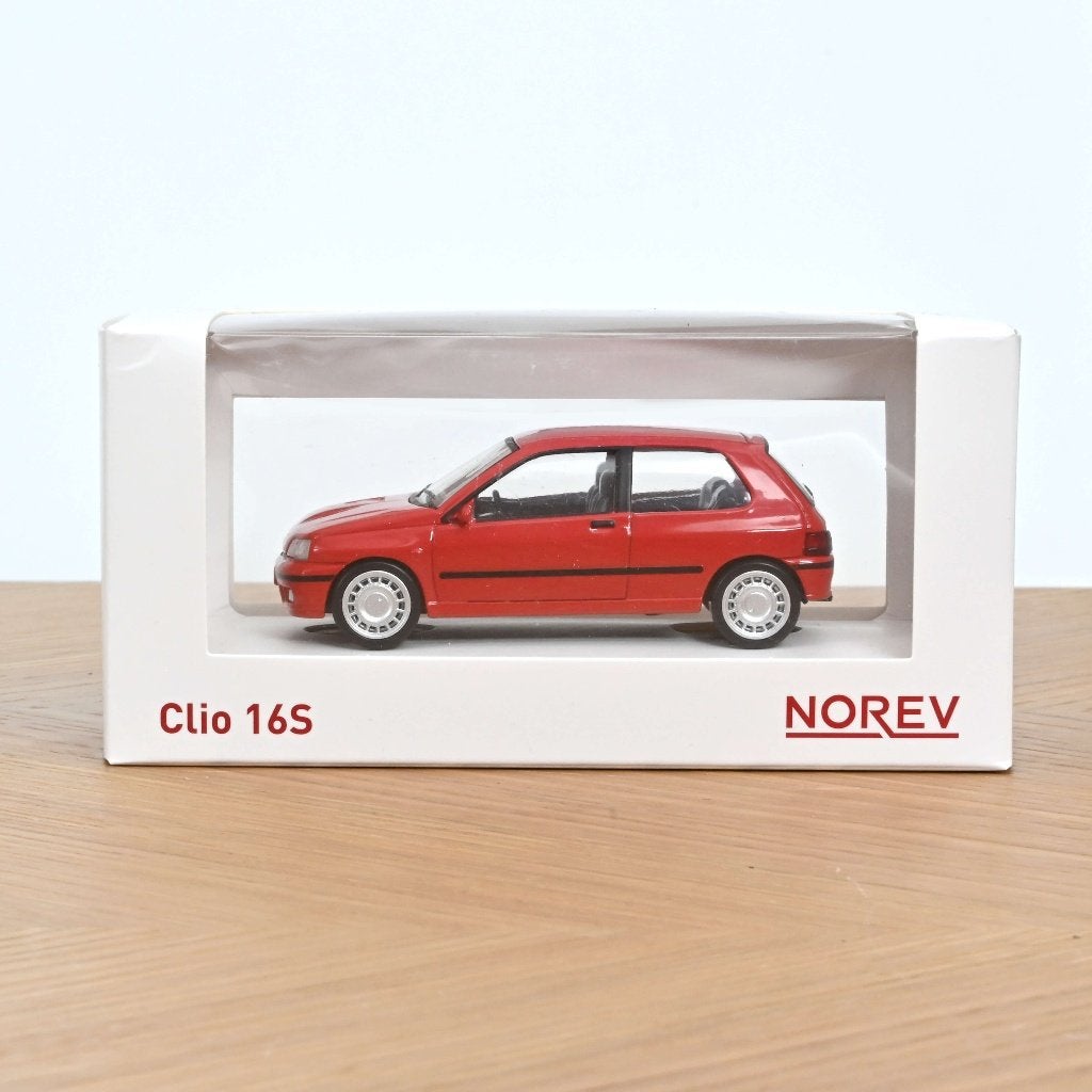 Norev 1:43 Renault Clio 16S 1991 Red -  Jet-car
