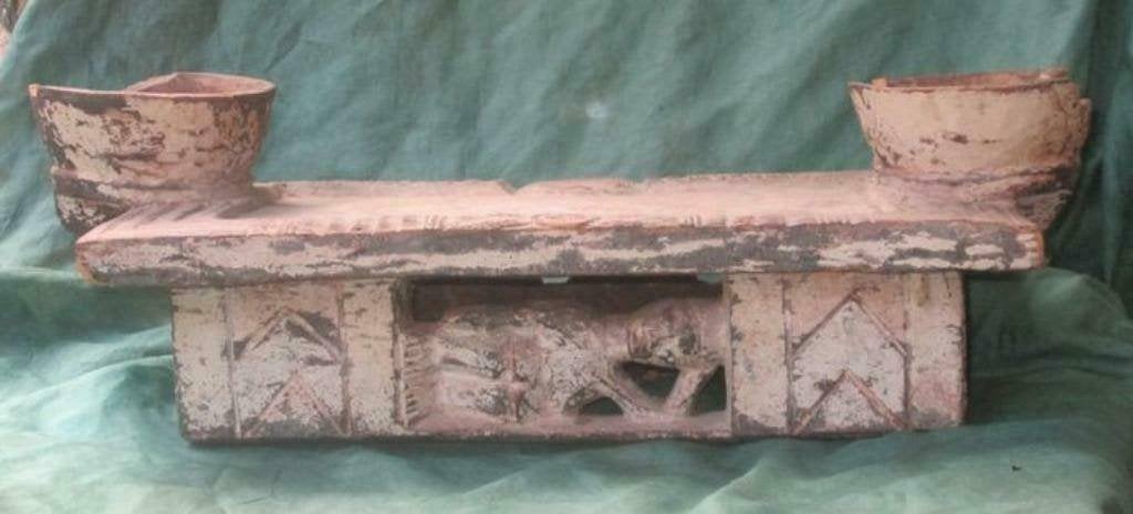 Afrikaans waarzegboord - Opon Ifa, Gesneden, Afrika, Ophalen of Verzenden, Ritueel object