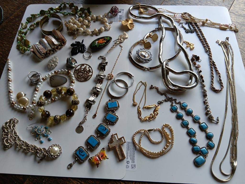 div sieraden , sieraden pakket, Ophalen, Overige kleuren, Overige materialen