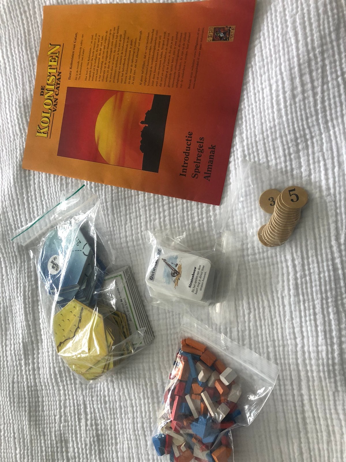 Kolonisten van Catan hout, Ophalen of Verzenden, Zo goed als nieuw