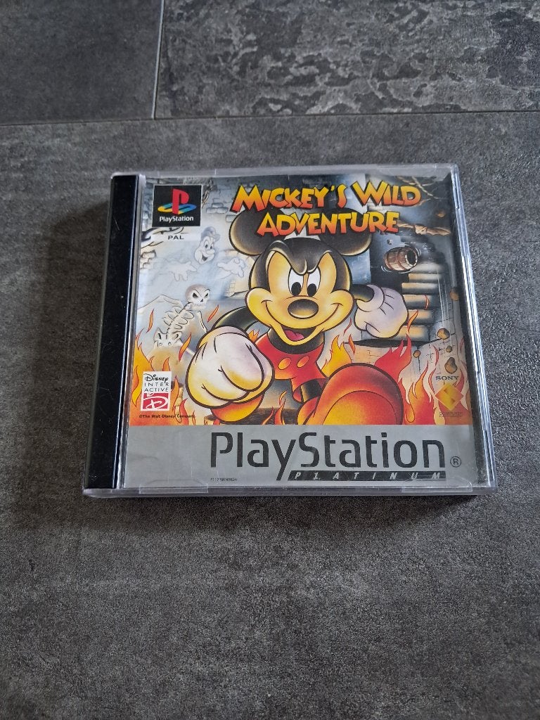 PS1 game: Mickey's Wild Adventure Zo goed als Nieuw!, Spelcomputers en Games, 1 speler, Ophalen of Verzenden, Zo goed als nieuw