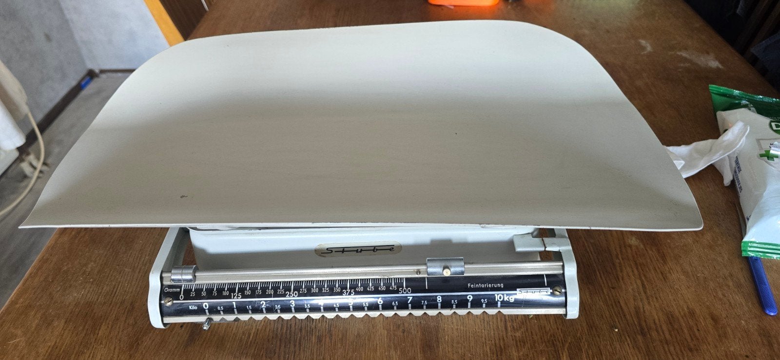 Vintage Stube Weegschaal - Max 10kg, Ophalen of Verzenden, Gebruikt, Overige typen, Minder dan 50 kg