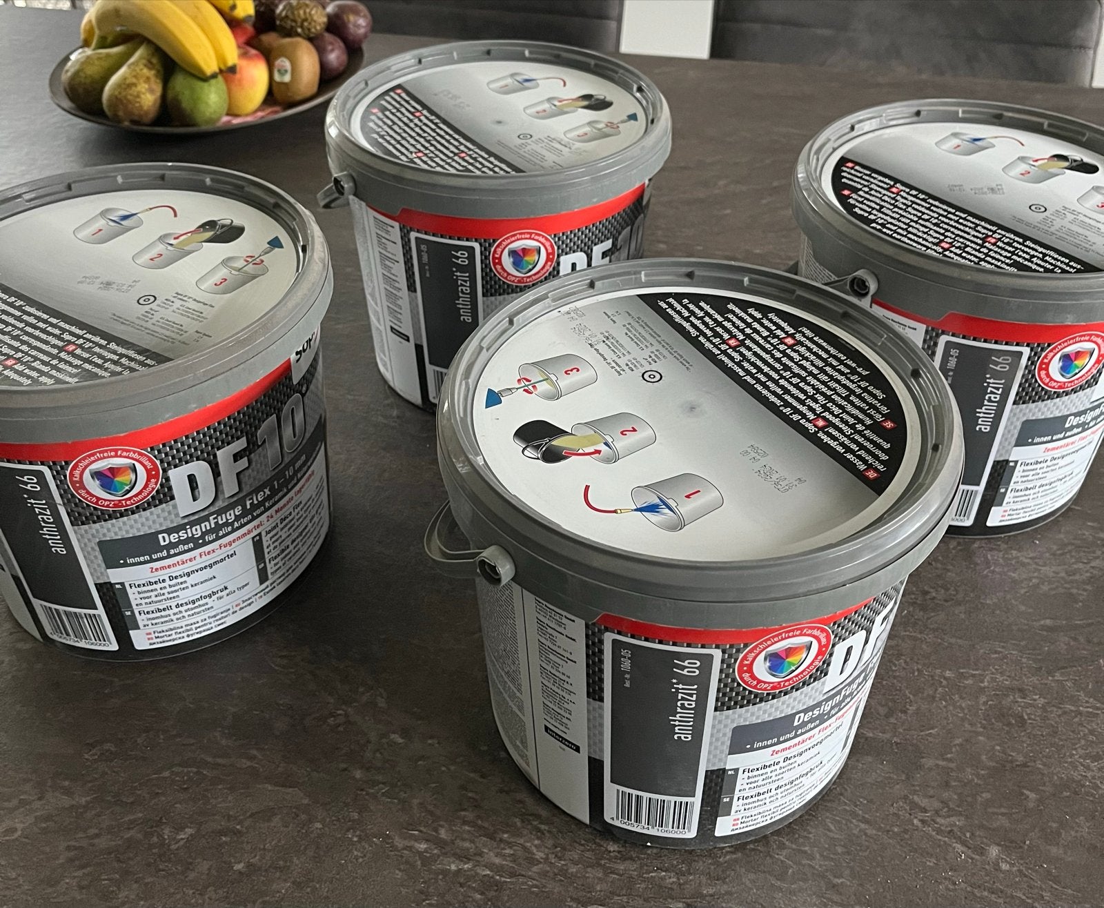 Sopro DF10 Designvoeg Flex Antraciet 66 - 4 emmers, Doe-het-zelf en Verbouw, Overige typen, Nieuw, 10 m² of meer, Overige materialen