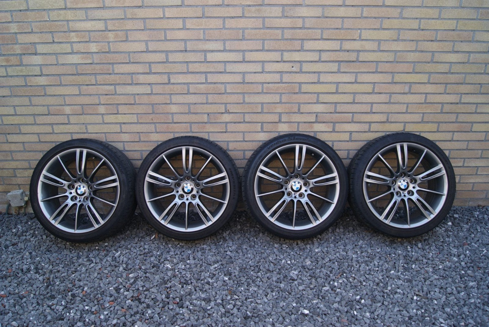 BMW Breedset 193M Ferric Grey 18 inch met zomerbanden, Auto-onderdelen, Banden en Velgen, Ophalen, 18 inch, Gebruikt, Banden en Velgen