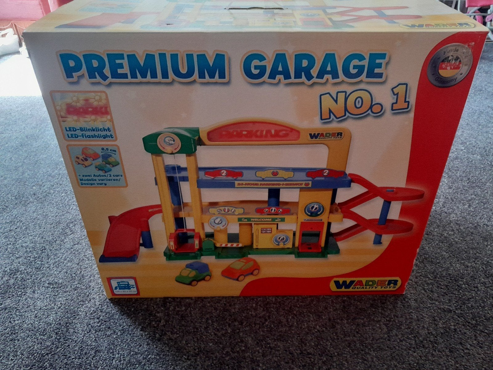 Wader Premium Garage No. 1 - Parkeergarage Speelgoed, Ophalen