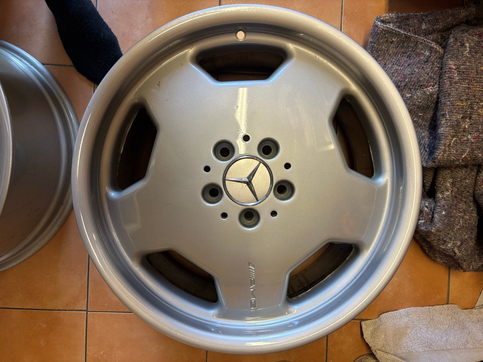 Originele 18 inch Mercedes Monoblock Velgen, Ophalen, 18 inch, Gebruikt, Velg(en)